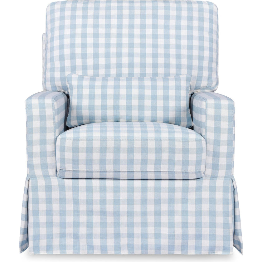 Crawford Pillowback Comfort Swivel Glider