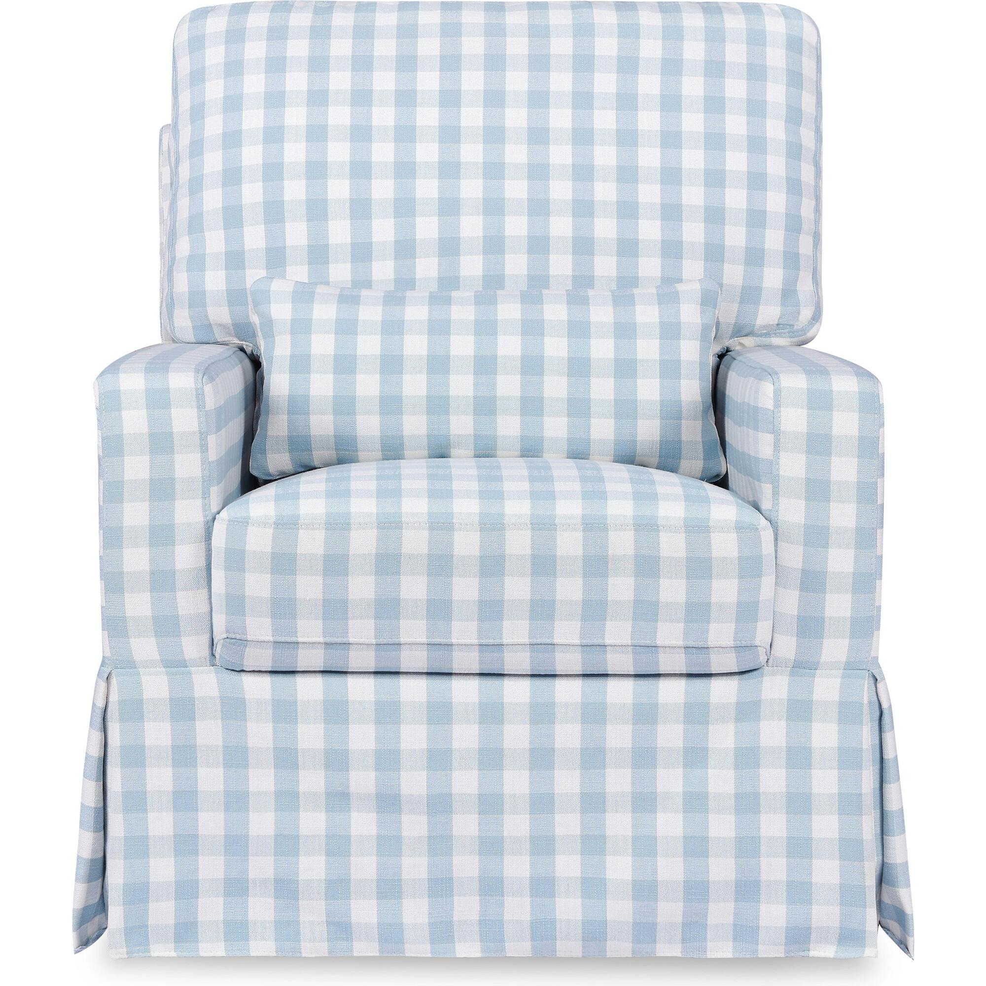 Crawford Pillowback Comfort Swivel Glider
