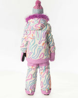 Two Piece Discover Snowsuit Multicolored Line Print