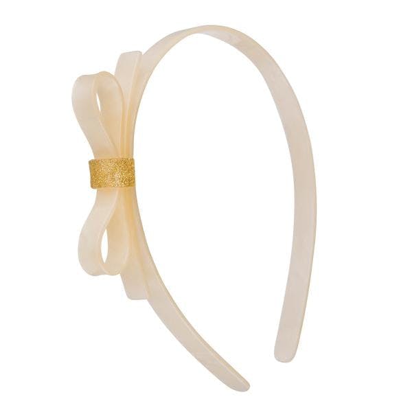 Thin Bow Headband - Satin Colors
