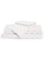Luxe Premium Percale Bed Sheets in Blushing Bows