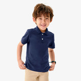 Kids short sleeve pique polo
