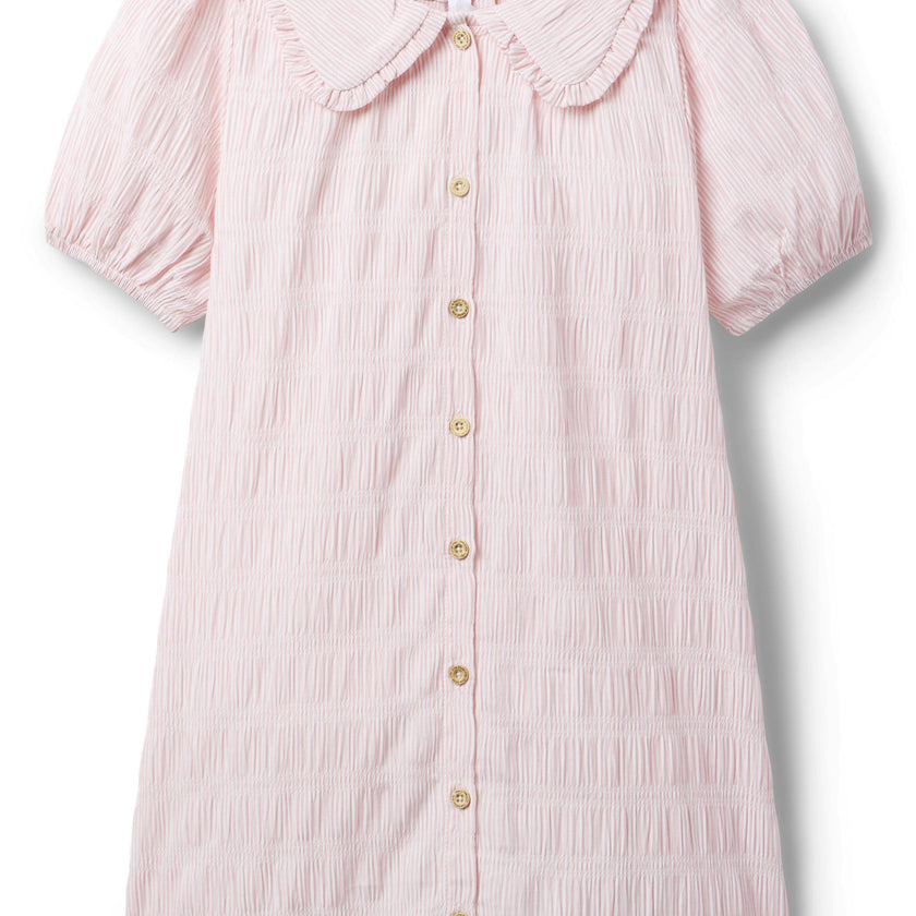 Pippa Dress - Soft Rose Stripe