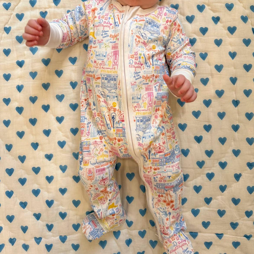 Nashville Zip Baby Onesie