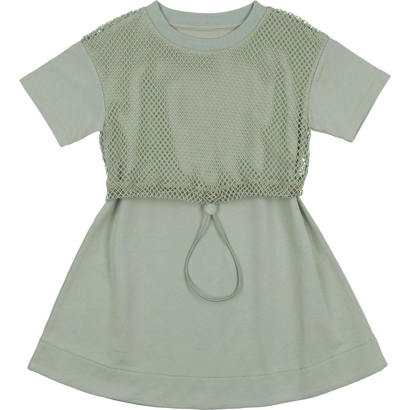 Mesh Sport Short Sleeve Dress