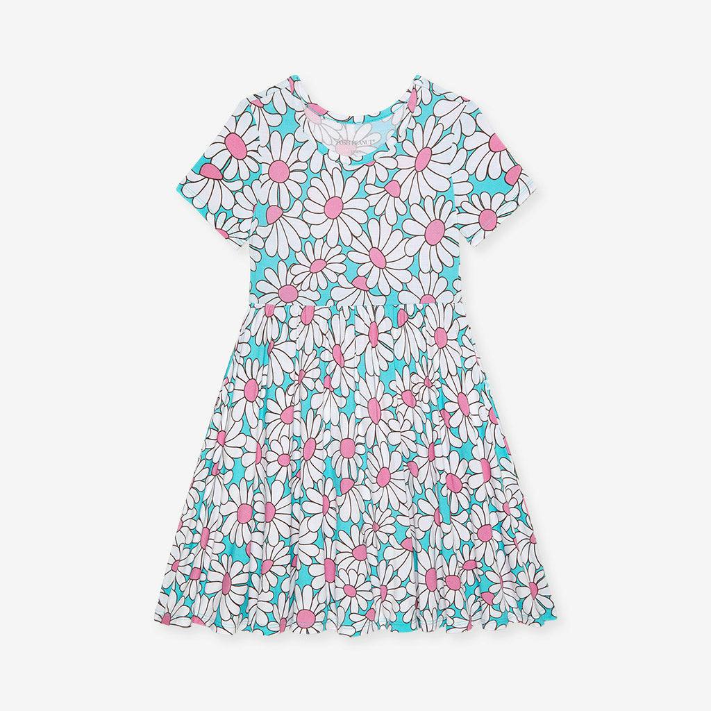 Retro Daisy Twirl Dress