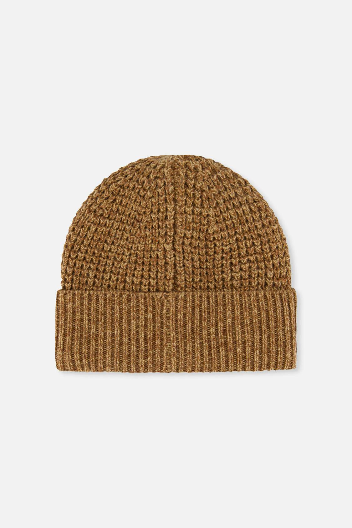 Winter Knit Hat Brown Sugar