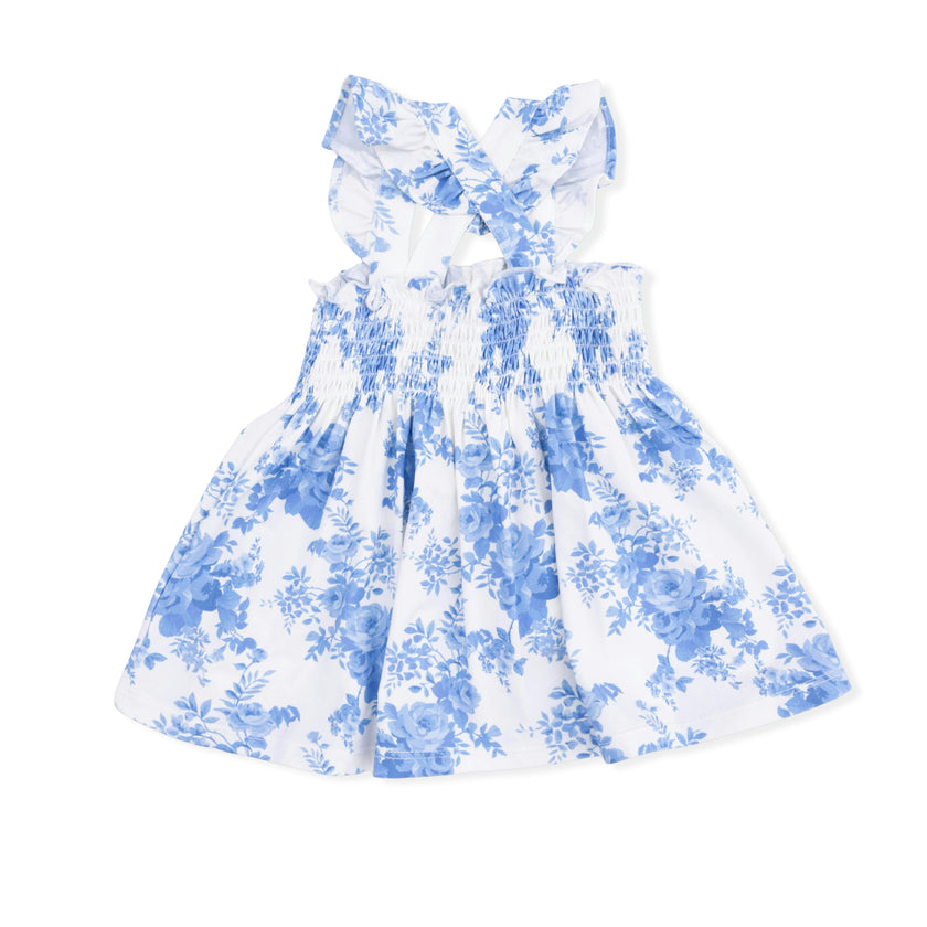Dream Cottage Floral - Smocked Top with Bloomer & Headband