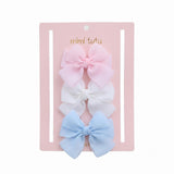 Multicolor Classic Bow Trio Set