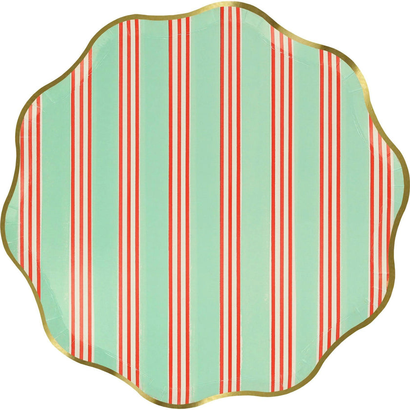 Festive Stripe Side Plates