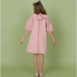 Sara dress (ash pink)