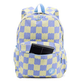 Oz Daypack Backpack with Doodle Large Pencil Case in Wiggle Blue
