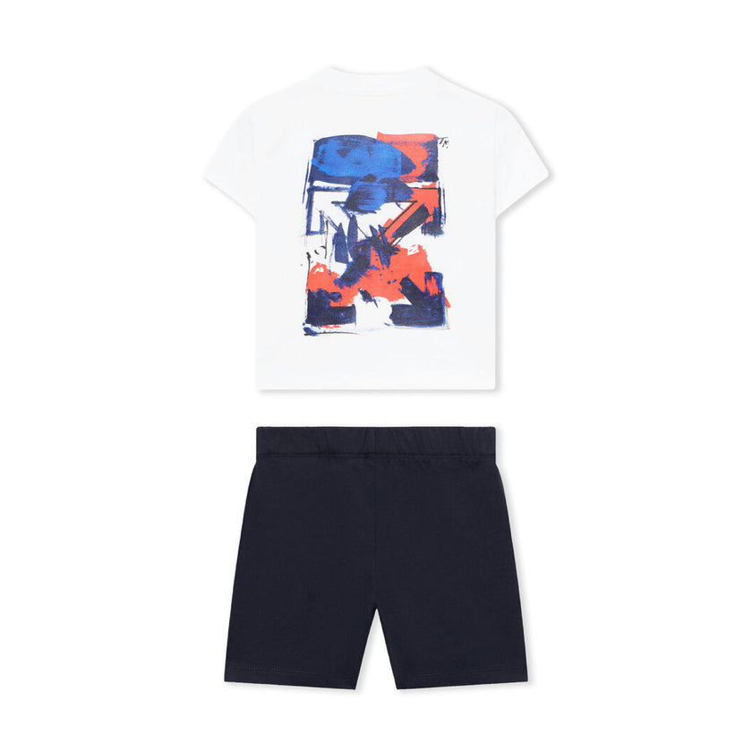 White Arrow Acrylic Jersey Set