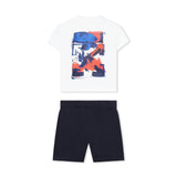White Arrow Acrylic Jersey Set