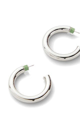 1" Perfect Hoops in Silver