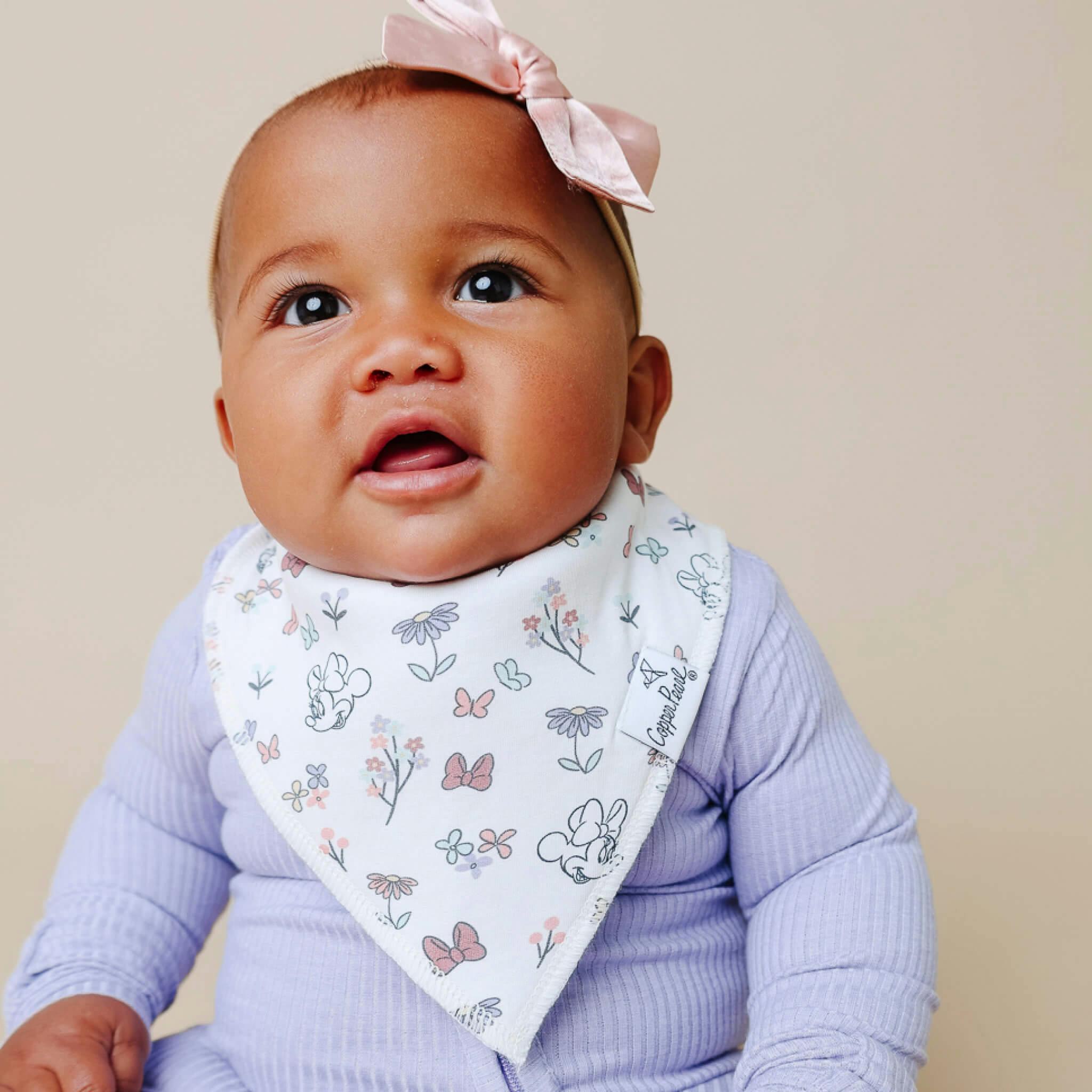 4 Pack Baby Bandana Bibs - Minnie Mouse