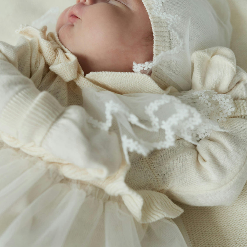 Organic Cotton Baby Dress Gift Set – 5 Pieces