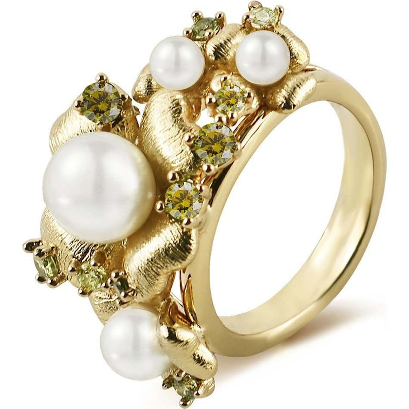 Garden Blossom Wide Ring