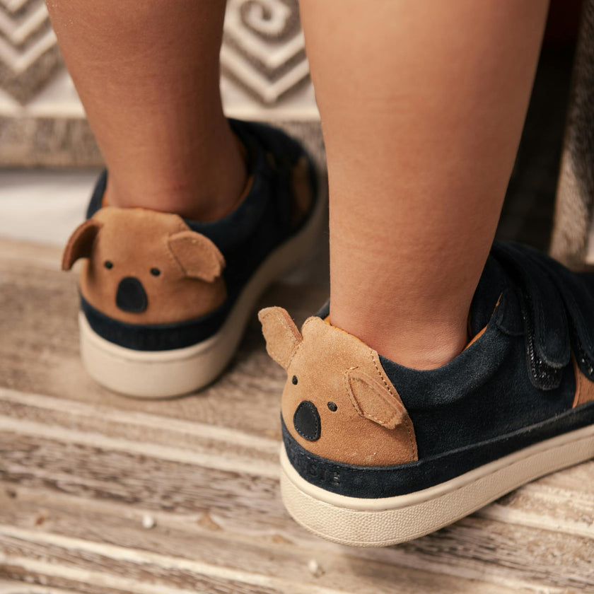 Rinou Sneakers | Koala | Navy Suede