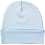 Blue Newborn Hat in Pima Cotton