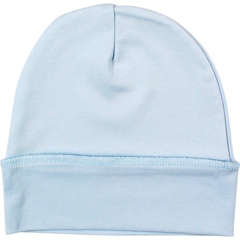 Blue Newborn Hat in Pima Cotton