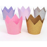 Mini Glitter Crowns
