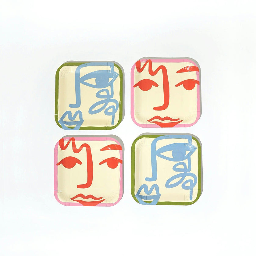 Art Party Dessert Plates