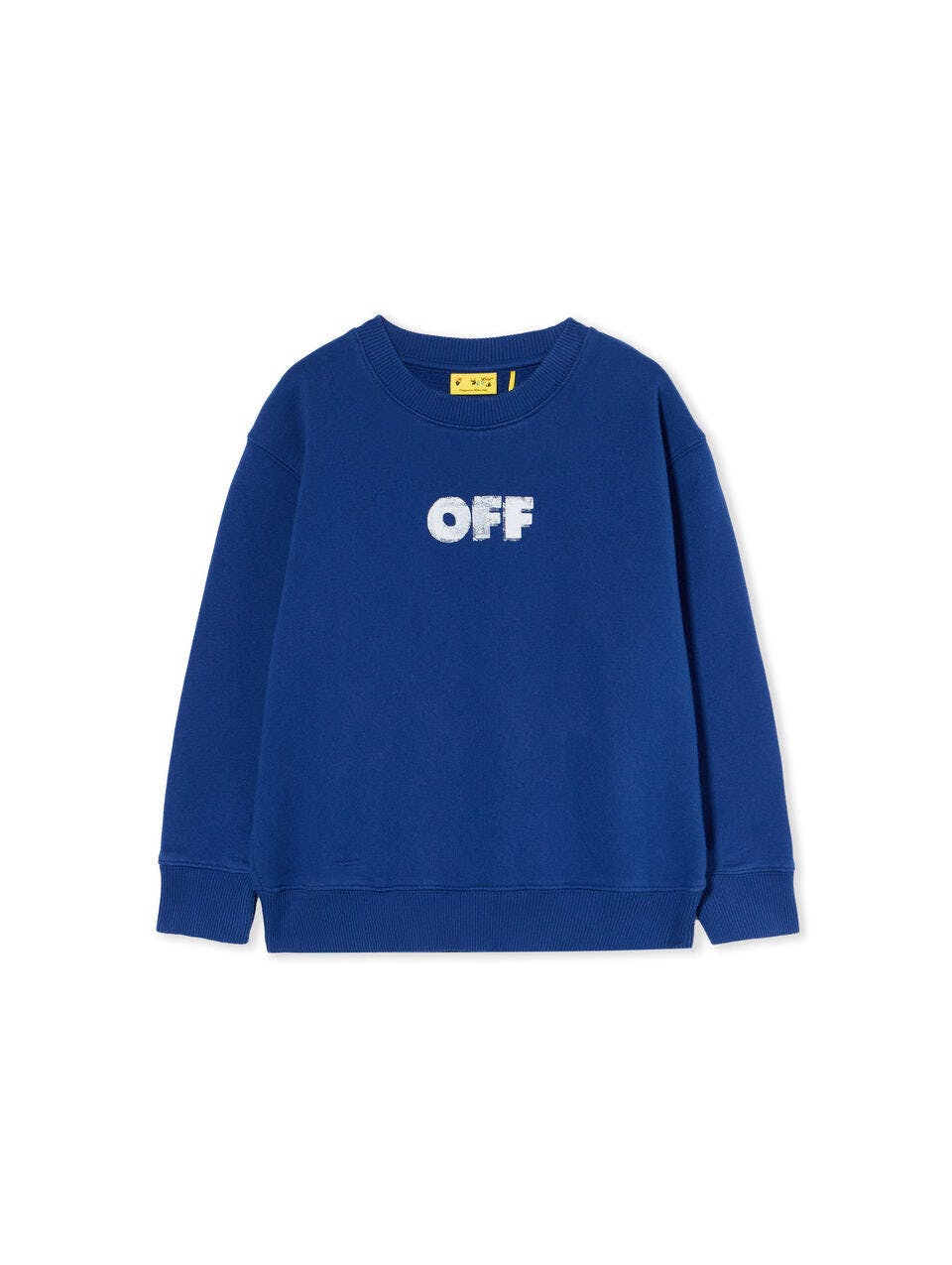 Blue Arrow Sponge Crewneck Logo Sweatshirt