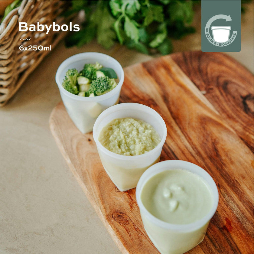 Biosourced Baby Food Storage Jars | Plant-Based, BPA-Free