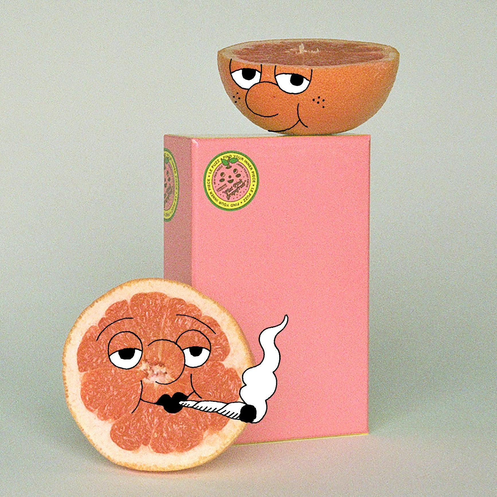 Flat Pink Grapefruit Puzzle