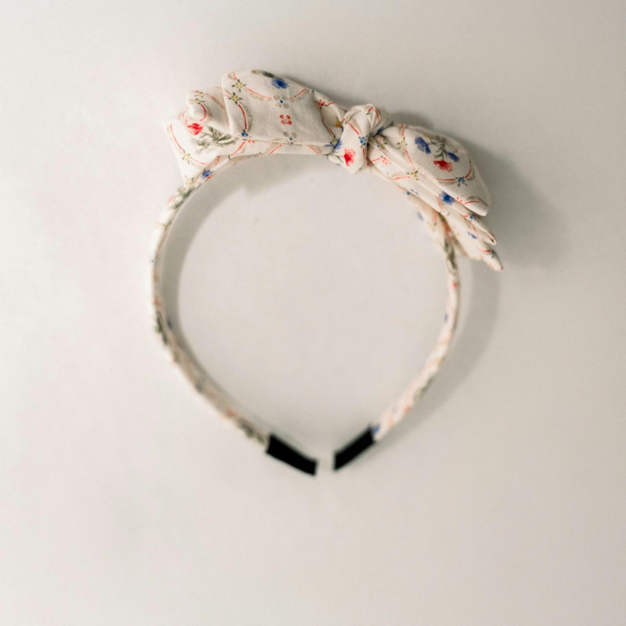 Three Little Bows Headband | Victorian Garden