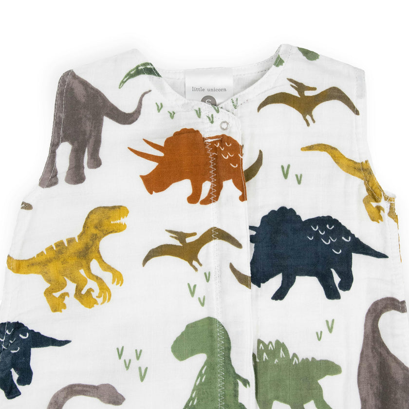 Cotton Muslin Sleep Bag - Dino Friends
