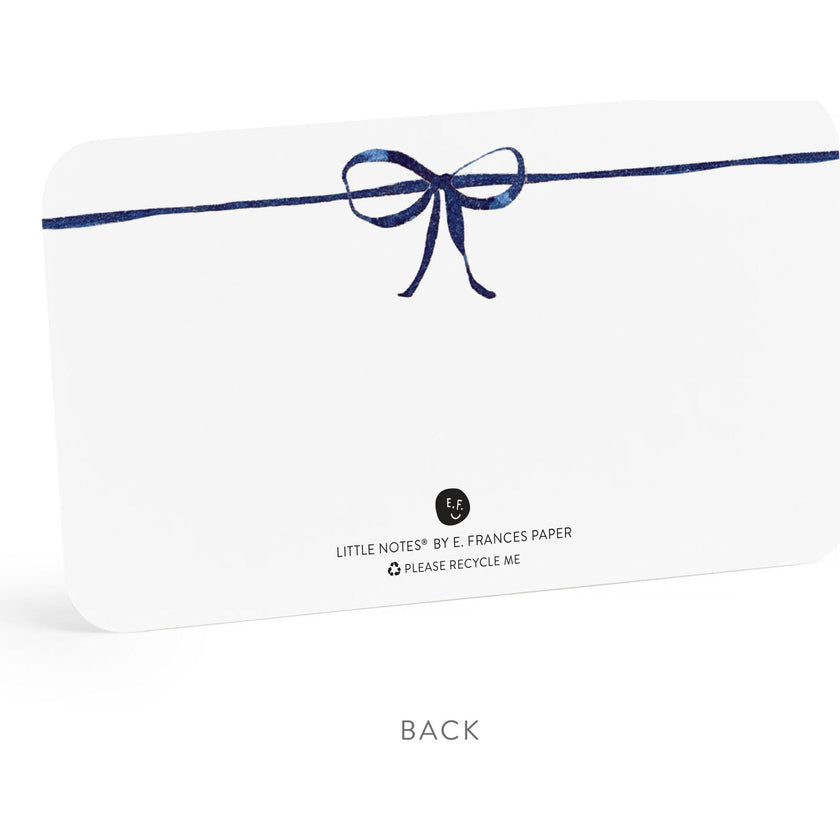 Navy Bow Little Notes®