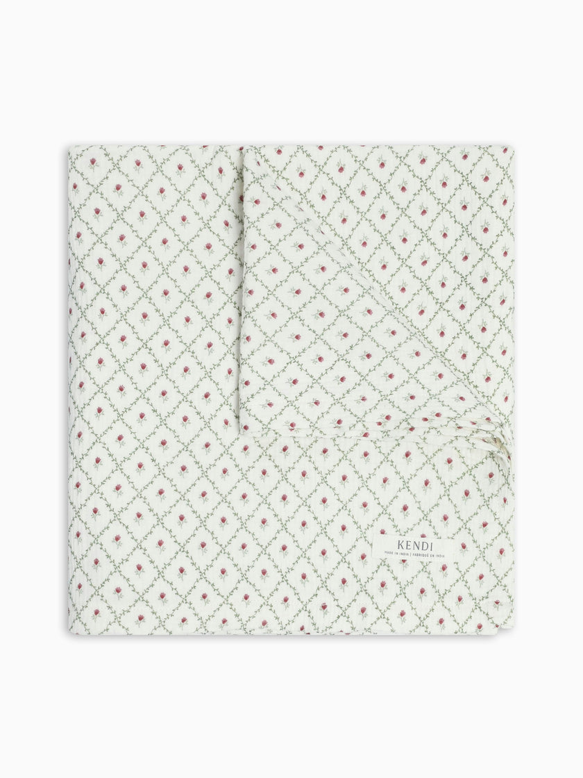 Muslin Swaddle Blanket - Hedge Floral