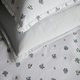Feuille Bluer Linen Duvet Set