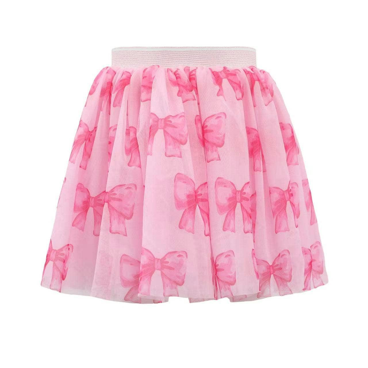 Sweet Pink Bow Skirt