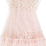 Pink Renoria Lace Sparkle Dress