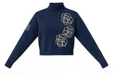 Cropped Knit Turtle Neck