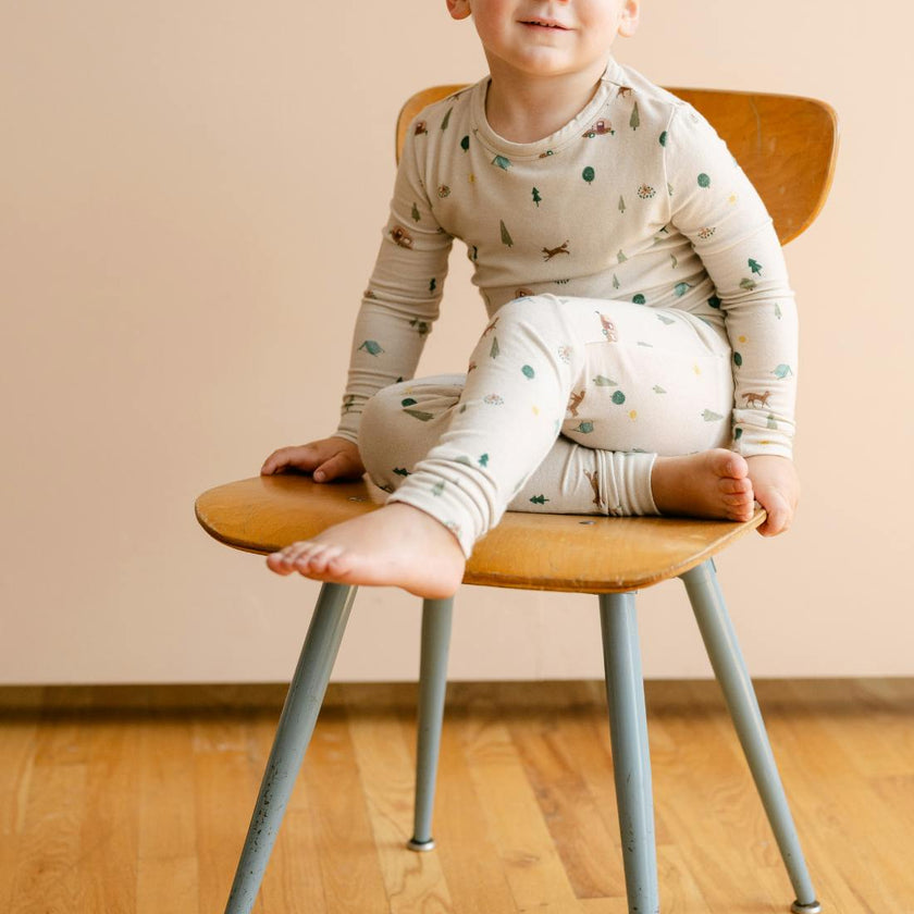 Toddler Modal Pajama Set in Camping