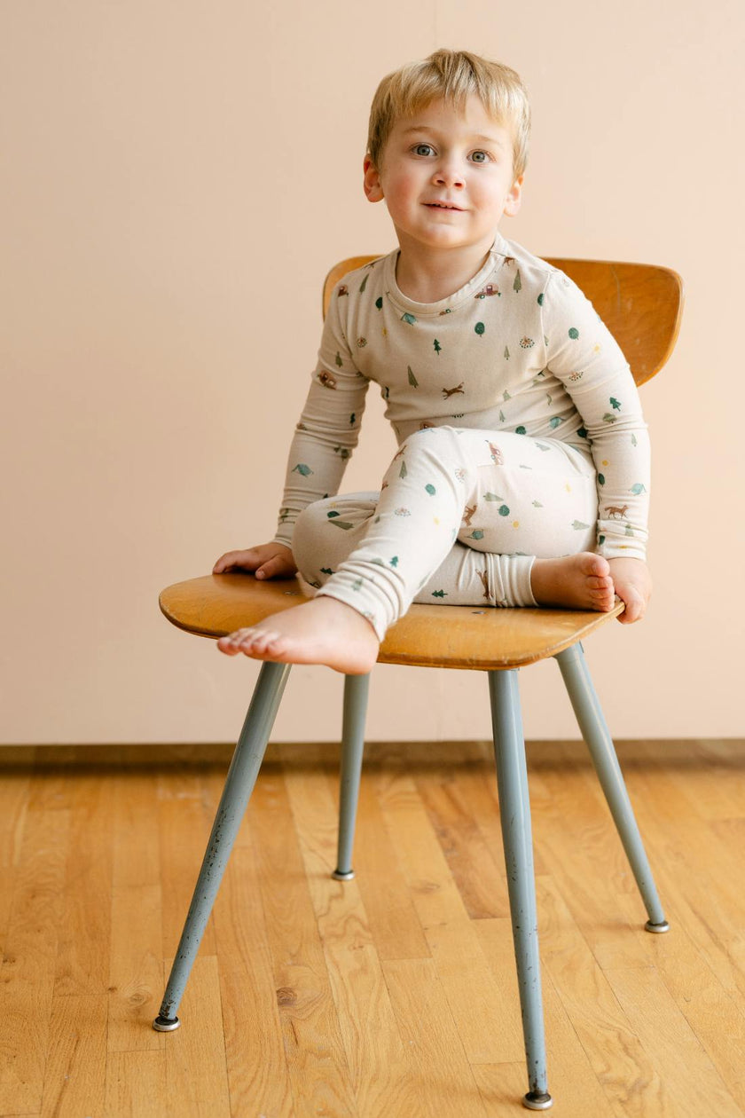 Toddler Modal Pajama Set in Camping