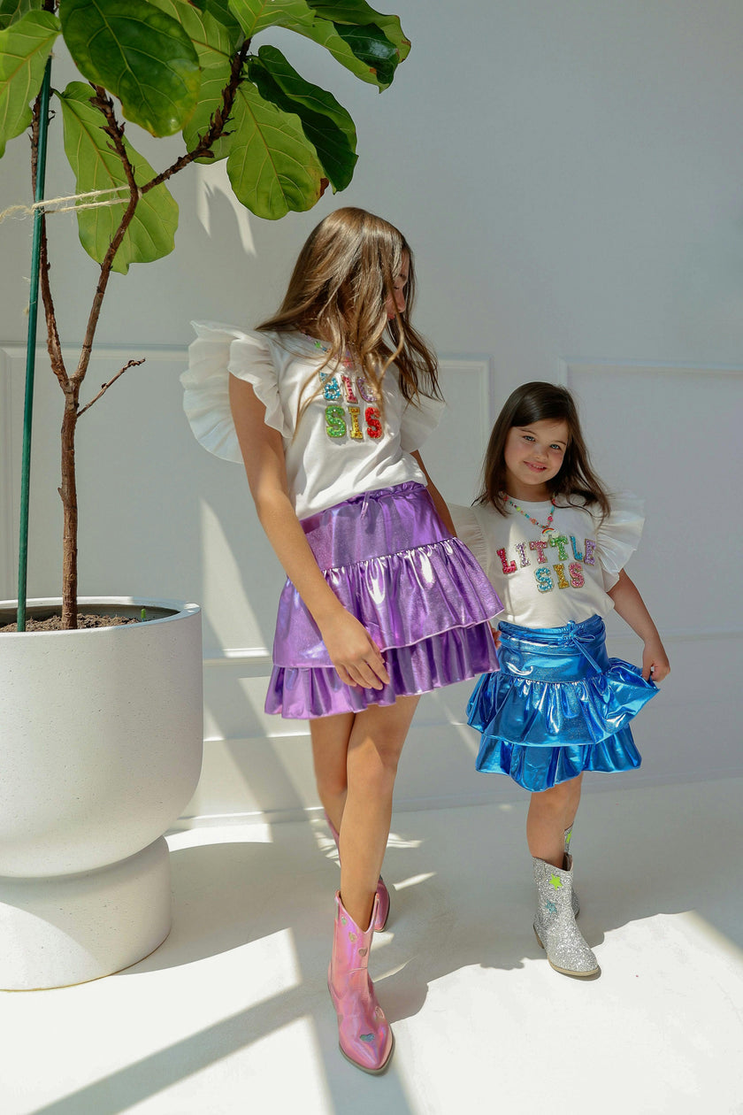 Big Sis Gem Ruffle T-Shirt
