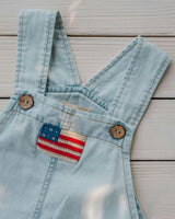 Overalls in Denim American Flag