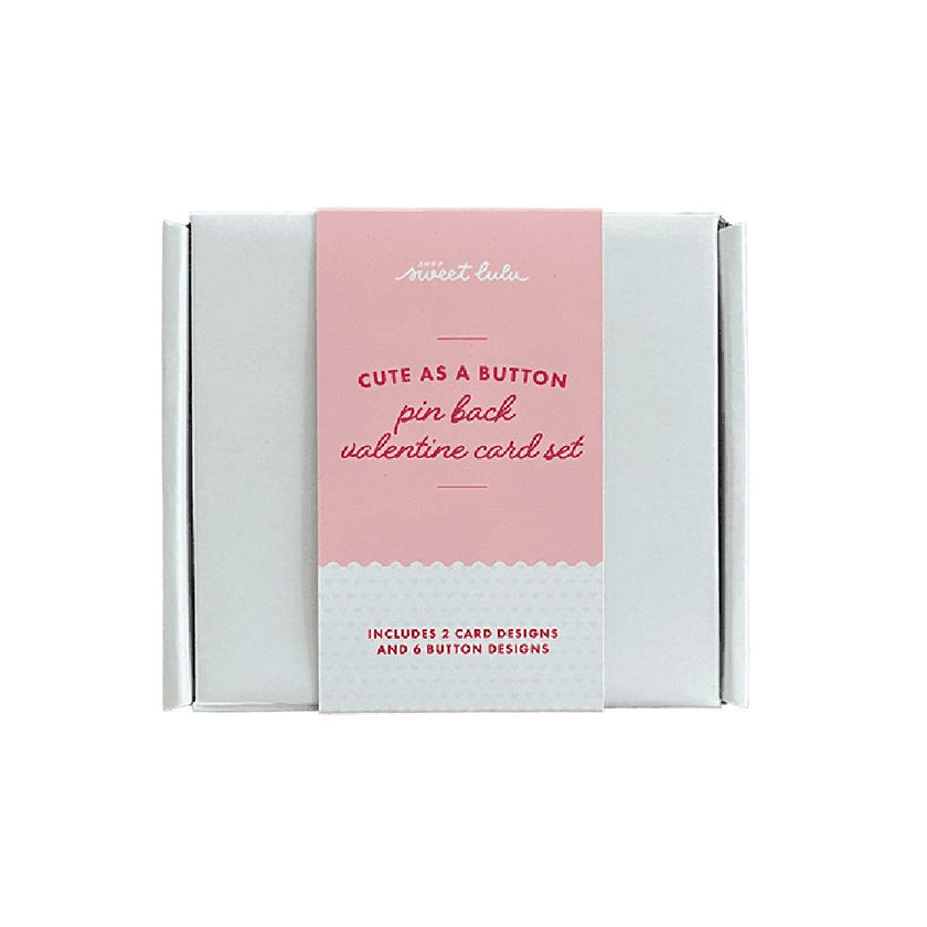 Cute as a Button Valentine's Day Card Set