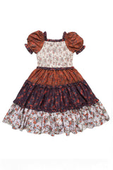 Mini Emily Dress in Fall Floral