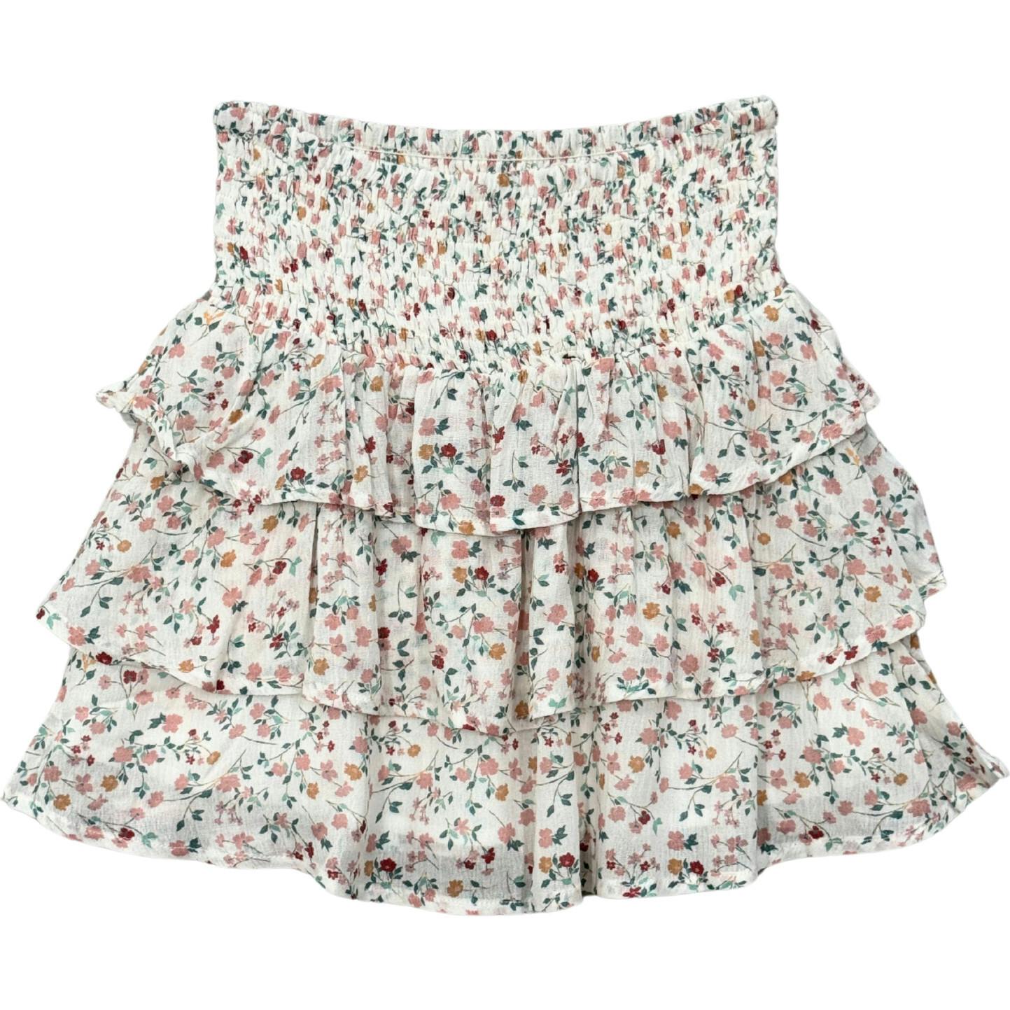 Tiered Mini Skirt