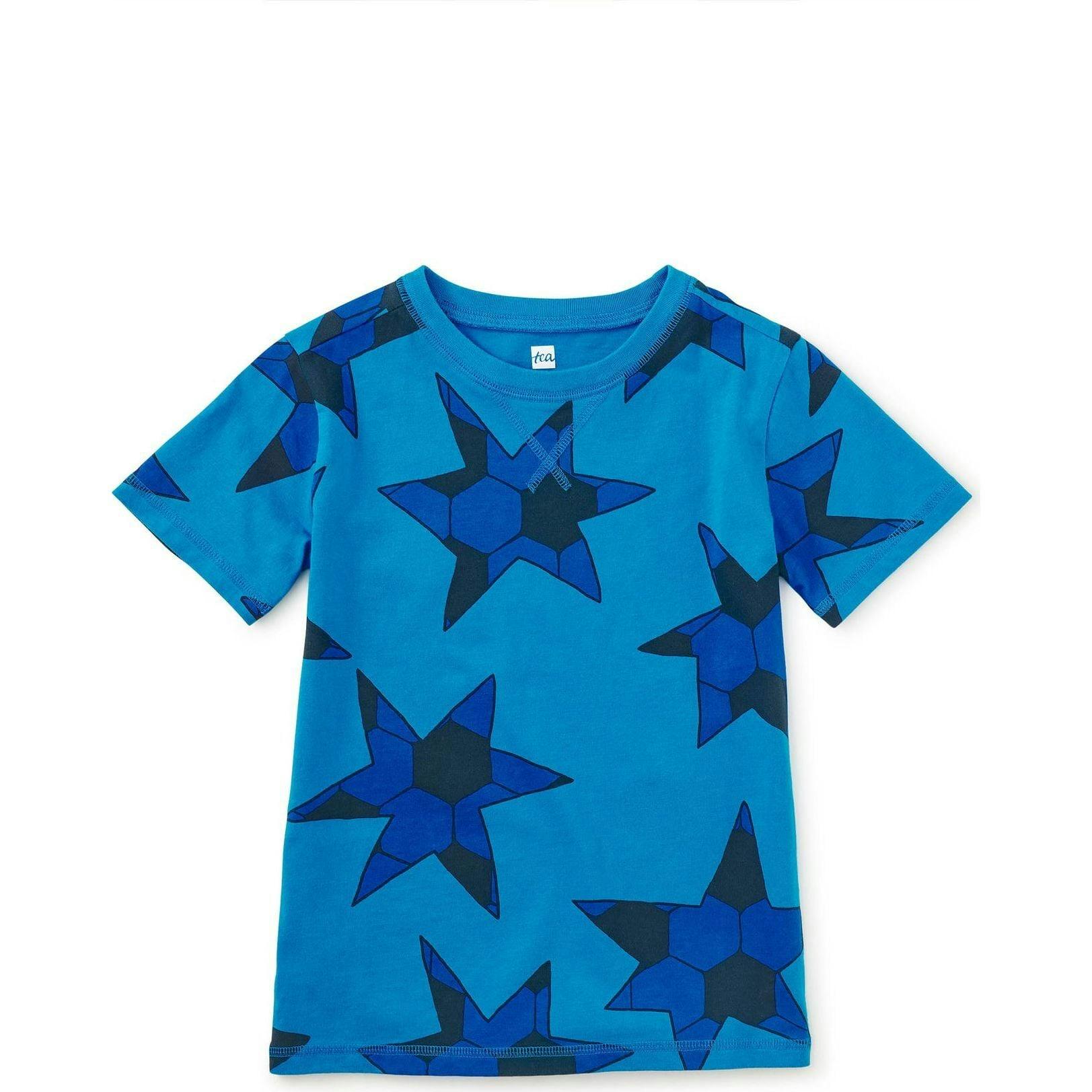 Printed Tee, Blue