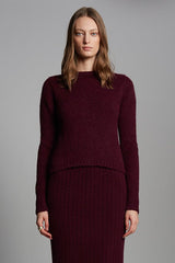 AVA SWEATER | MERLOT