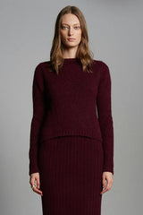 AVA SWEATER | MERLOT