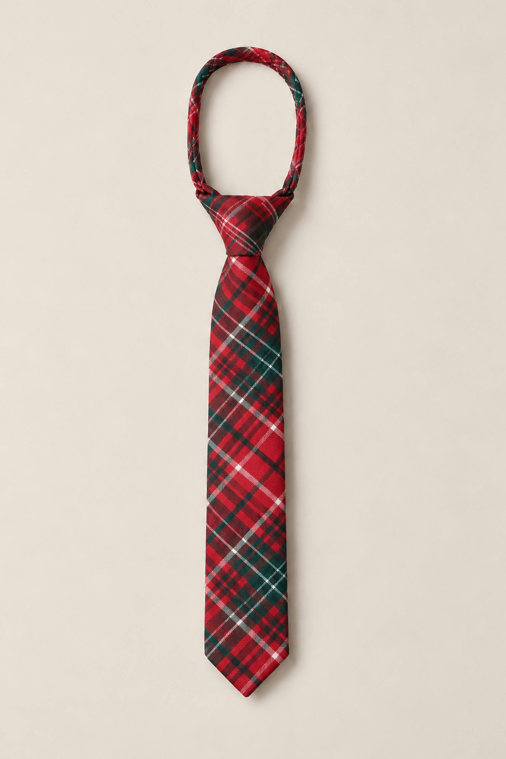 Ties in Christmas Cheer Plaid