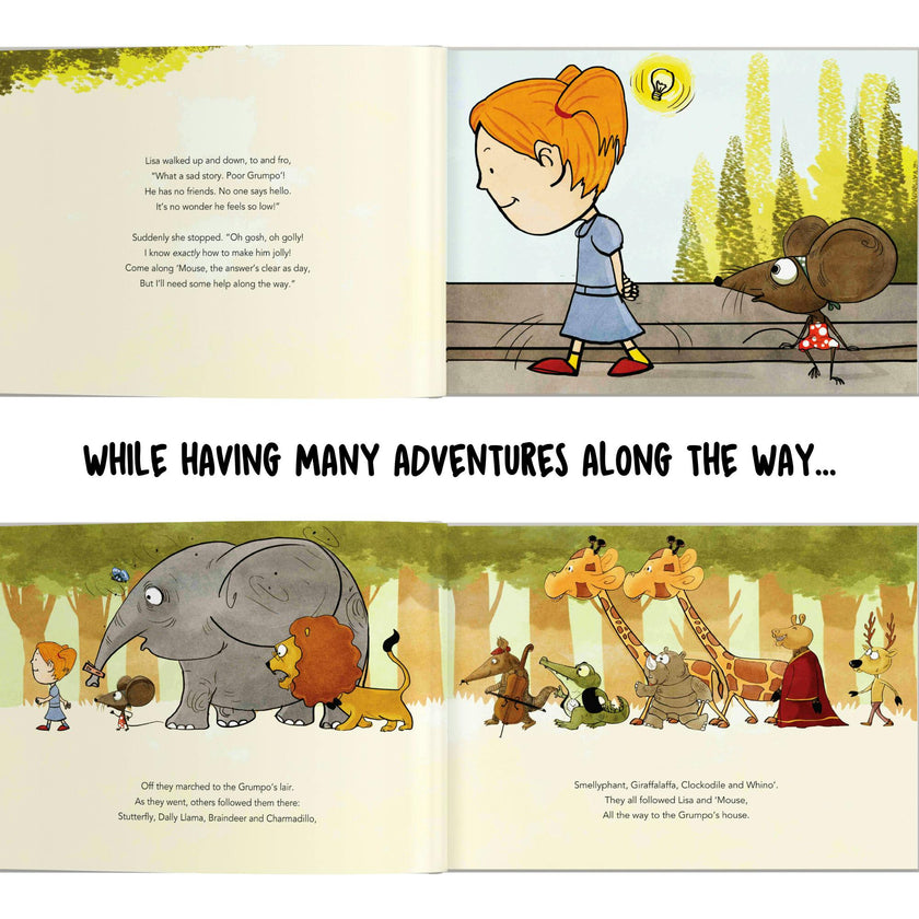 Your Child and the Grumpopotamus (Personalized Adventure Story about Friendship and Bravery)